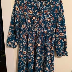 Hello Miz Blue Floral Dress